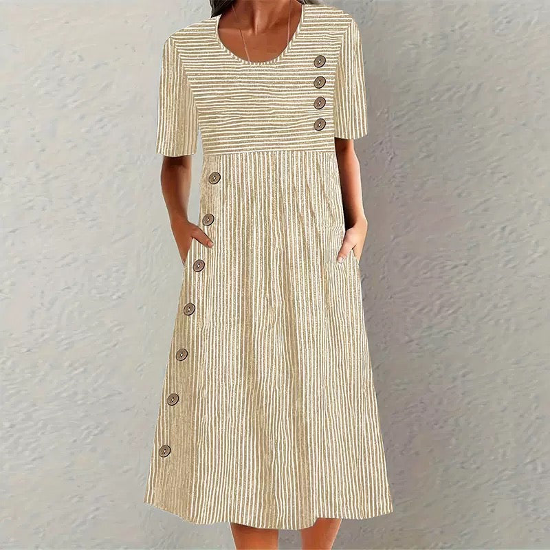 Elsa | Striped Summer Dress