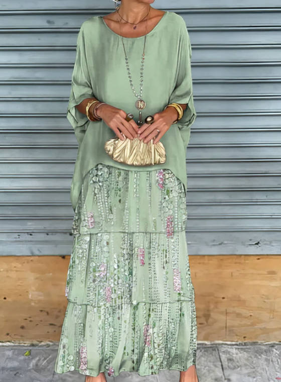 Caroline | Elegant Flowing Maxi Dress