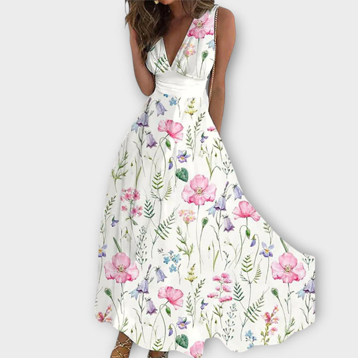 Romy | Floral V-Neck Dress