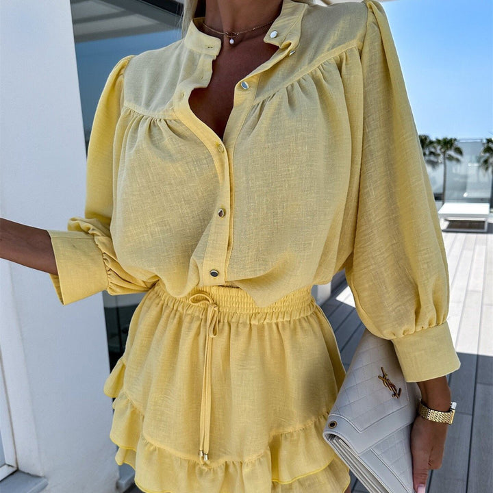 Alira | Chic Two-Piece Ruffle Set